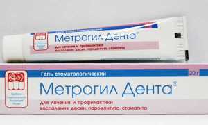 Крутой гель для десен Метрогил Дента